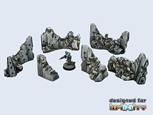 Destroyed Concrete Wall Terrain
