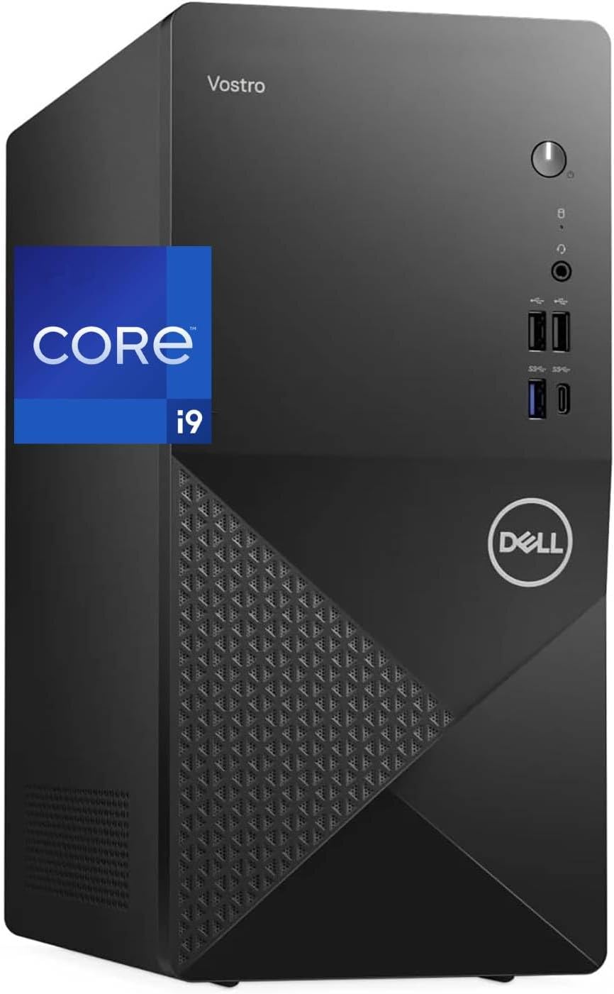 Dell Vostro 3030 Tower Desktop Computer, Intel Core i9-12900K, 64GB RAM, 4TB NVMe SSD, Intel UHD 770 Graphics, Wi-Fi, Bluetooth, Windows 11 Pro – AI Copilot, Black Dell Vostro 3030 Tower Desktop Computer, Intel Core i9-12900K, 64GB RAM, 4TB NVMe SSD, Intel UHD 770 Graphics, Wi-Fi, Bluetooth, Windows 11 Pro – AI Copilot, Black