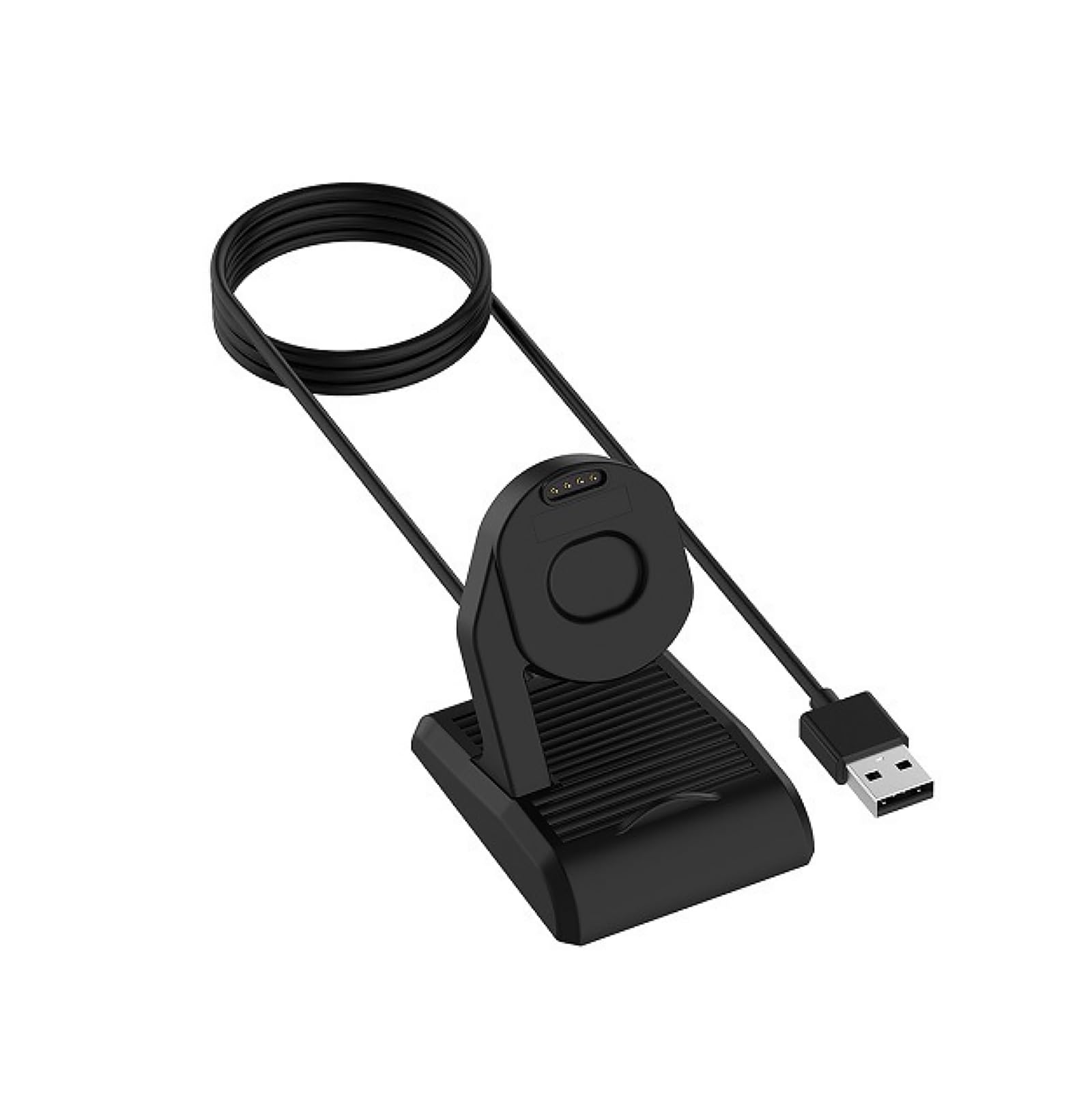 ABS Charging Stand Durable USB Charger 39.37in Black Charging Dock for Suunto 7 Smartwatch