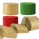 Elegante serpiente de papel: cuelga en el techo para crear un efecto de carpa, gire las serpentinas en espiral de color o colóquelos para personalizar sus muebles. Puede cubrirlos de sillas, mesas, girarlas, usarlos para organizar un fondo de foto-automática.