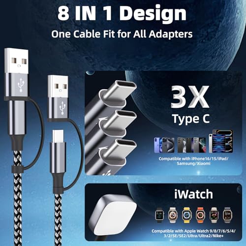 Save 50% on 4-in-2 Charging Cable for Phone & Watch