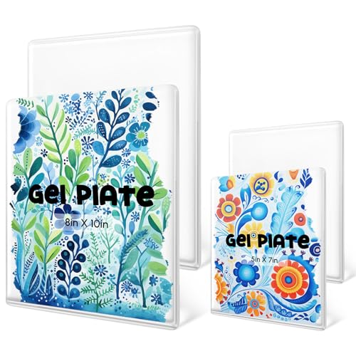 Threlaco 4 Pack Large-and-Mid Plates