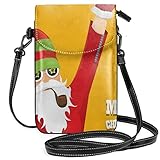 ☀ Passport purse bag dimension: Length 8.0in * Height 7.6in . Phone purse holder perfect size to fit most of the smart mobile phones with a big screen.