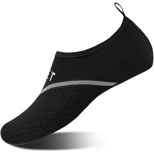 WateLves Womens and Mens Kids Water Shoes Barefoot Quick-Dry Aqua Socks for Beach Swim Surf Yoga Exercise