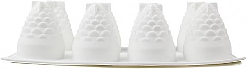 Miniatura 2 de Molde de piña 3D para pastel – MoldFun Christmas Pine Cono de silicona para pastel de mousse, magdalenas, chocolate, cubitos de hielo, pudín, vela,