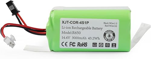 Batería de iones de litio de 3000mAh 14.4v para aspiradoras Coredy R300, R500+, R550, R580, R650, R3500, R3500S y Amarey A800, A900