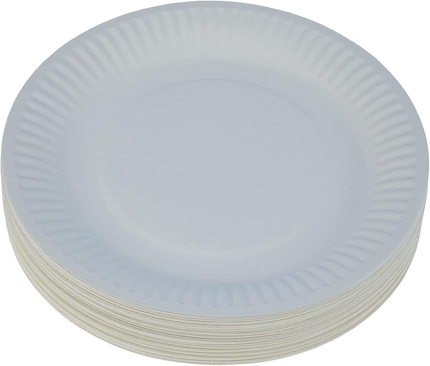 Hotpack Disposable Paper Plate - 7 - 100 Pcs : Amazon.ae: Kitchen