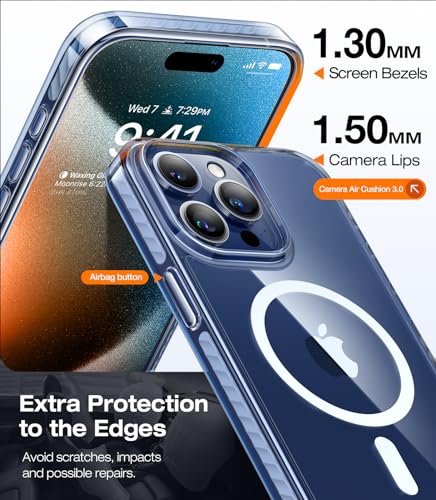 Coque iPhone 15 Pro transparente et antidérapante : Finissez-en avec le jaunissement