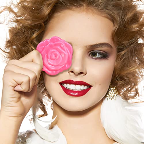 Yulejo 20 Pack Compact Mirror Pink Mirror Plastic Mini Travel Makeup Mirror Portable Foldable Mirrors Rose Flower Shaped Compact Mirror Hand Bridesmaids Gift For Women Girls Wedding Party #TOP6