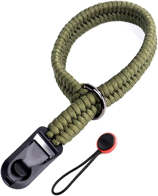 BECAT Camera Wrist Strap Quick Release Camera Strap Wristband Hand-Woven Adjustment Wrist Strap Compatible with Canon, Nikon, Sony, Olympus, Pentax, Leica DSLR SLR Wrist Strap Green, L40