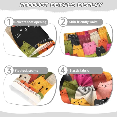 Casual Leggings for Girls Kids,Toddler's Stretch Yoga Pant,Tights Trousers for Dance Running Gymnastics 4-10T3