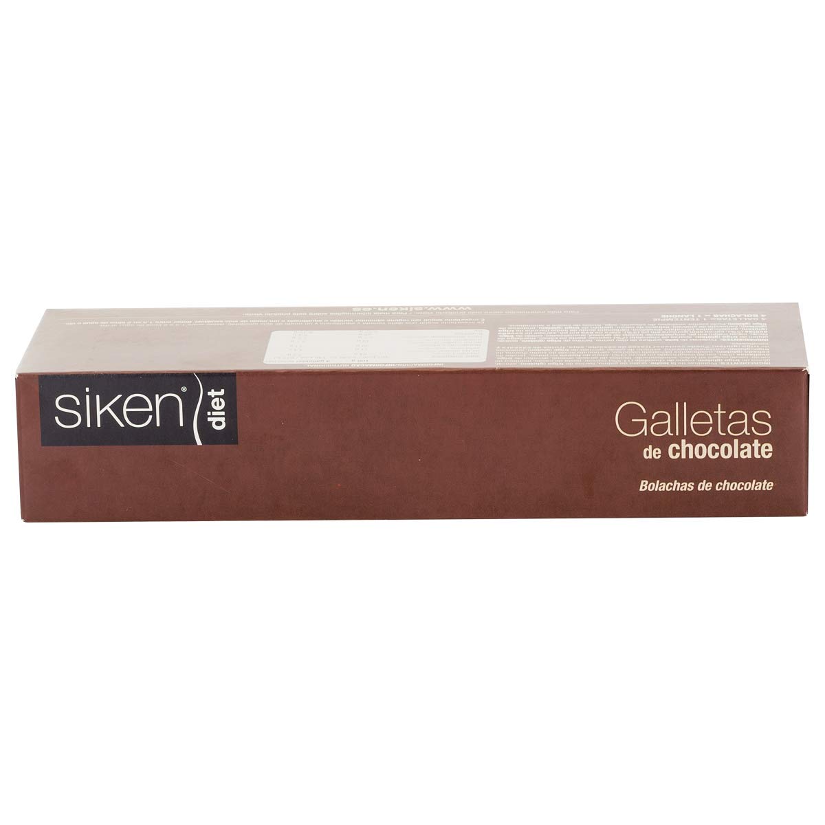 Siken Diet - Galletas de Chocolate, Ricas en Proteínas, Snack Ideal para Picar entre Horas - Caja con 3 Sobres de 5 Galletas,112.5 g