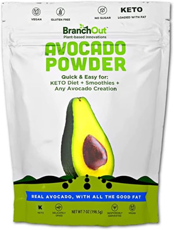 Avolov Avocado Smoothie Diet Powder Extracted from Perfectly Ripened Hass Avocados, 100% Organic Pure Healthy Ingredients, Great for Morning Smoothies