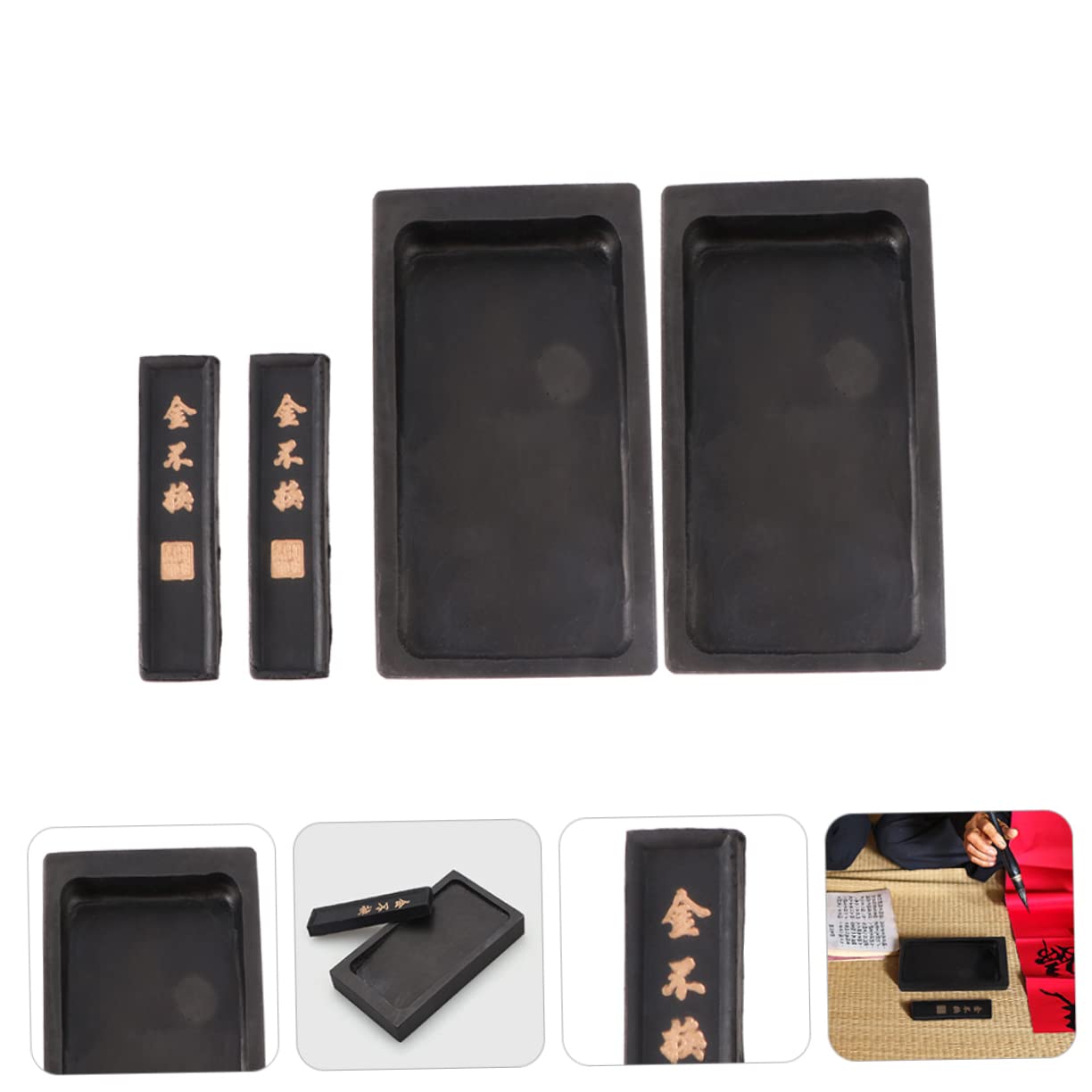 Sewroro 1 ensemble Encre Chinoise avec Barres de Sumi Trousse Complète pour Peinture et Traditionnelle
