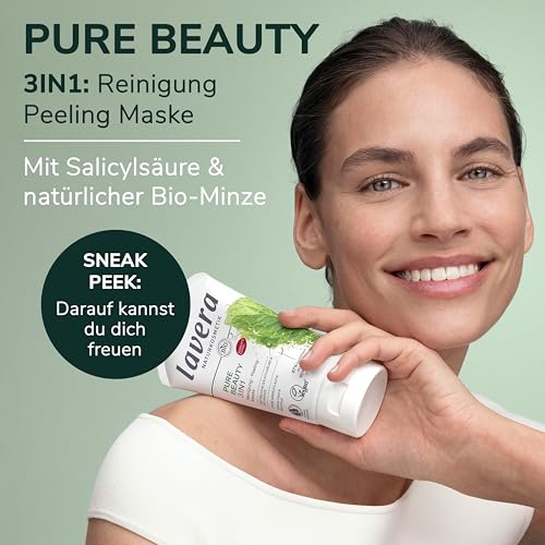 lavera Adventskalender 2025 – Beauty Adventskalender Frauen mit Naturkosmetik – 24 Überraschungen Hautpflege, Gesichtspflege & Make-up im Wert von 170 € – Beauty Kalender