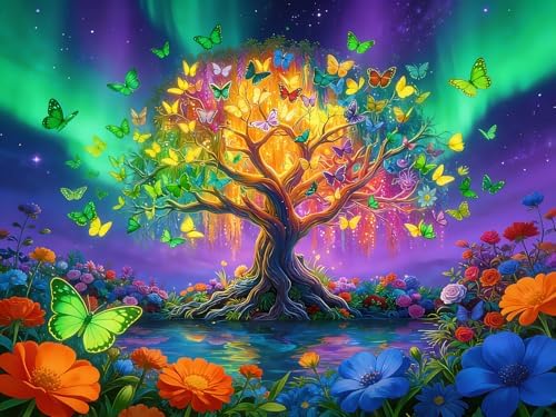 Amazon.com: MADXDUPR Tree of Life Puzzles for Adults 500 Pieces ...