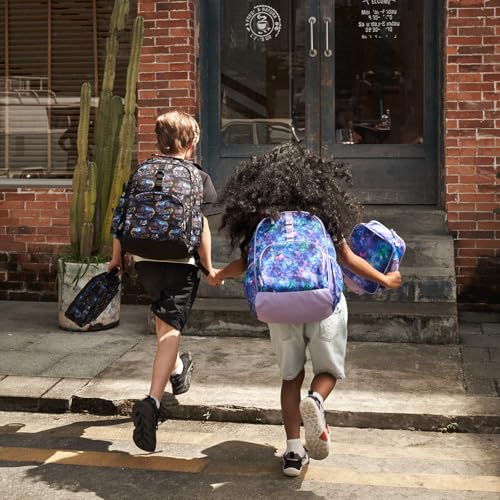 Mochila Choco Mocha Galaxy para meninas Mochila Escolar Elementar Mochila Infantil 17 Polegadas Moch