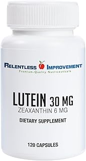 Lutein Zeaxanthin 120 vegi-Capsules Natural Source No Fillers 100% Pure Active Material