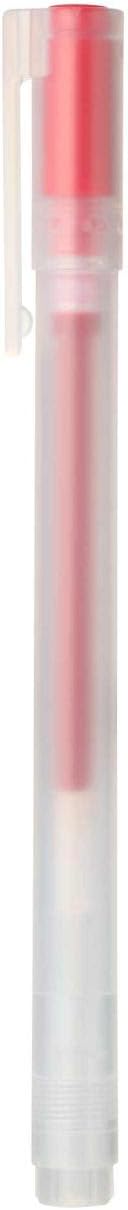 MUJI - 0.38mm Blue Black Smooth Gel Ink Ballpoint Cap Pen (10 Pieces)