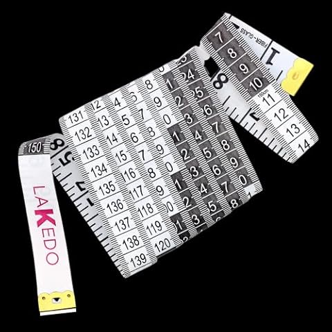 Measuring Tape for Body Measurements 60 Inches (150 cm) Double Sided Tape Measure Body for Clothing and Dressmaking Cover