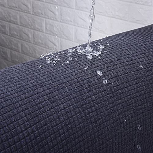 Funda de sofá impermeable jacquard spandex elástica protectora sin reposabrazos 3