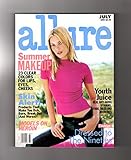 Allure Magazine - July, 1996. Kate Moss cover. Karina Lombard, Oksana Baiul, Gish Jen, Julien d'Y, Perky Nipples, Models on Heroin, Summer Makeup, Youth Juice, Skin Alert