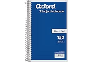 Oxford College-Ruled Notebook: The Perfect Writing Companion for Students