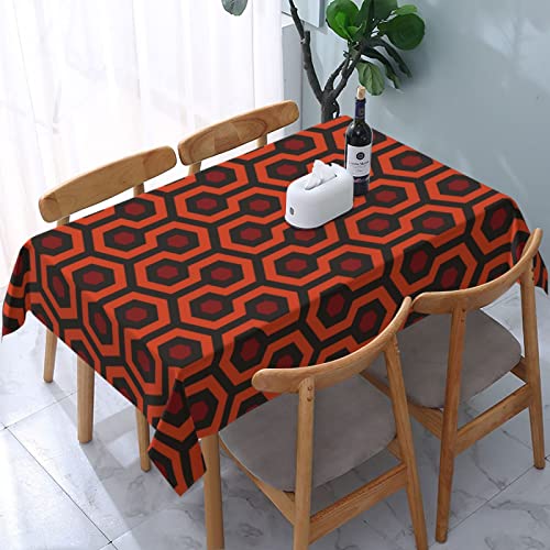 ZJHFSGMY The Shining Overlook Hotel Rectangle Tablecloth Washable, Oil Proof Spill Proof Waterproof Table Cover, for Kitchen Dining Parties Weddings Thanksgiving Christmas