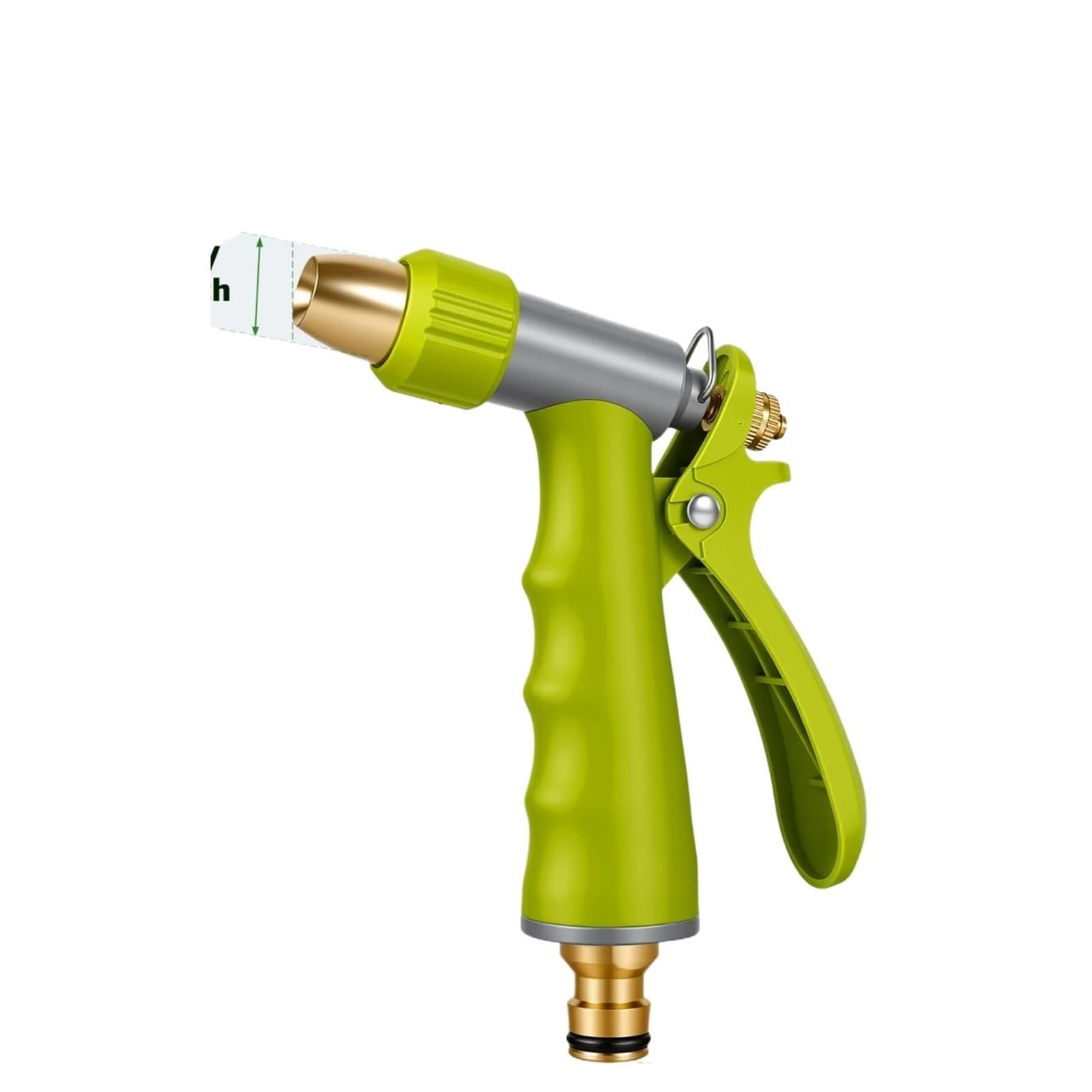 Lcvzxcfkx Green-1Pc Hose Nozzle Practical Hose Sprayer Nozzle With Adjustable Water Sprayer