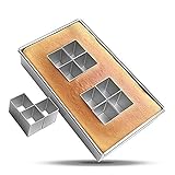 Leicht zu Reinigen - Hochwertige Aluminium Material, Handwaschen auch spühlmaschinen geeignet.