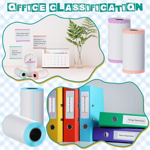 Mini rolo de papel para impressora térmica autocolante para impressão compatível com mini impressora