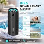 Bluetooth Speaker with 40W Stereo Sound,Portable Wireless Speaker with Bass Boost,Bluetooth 5.3,IPX6 Waterproof,40H Playtime, RGB Lights,Loud Outdoor Speaker for Party,Travel,Gifts