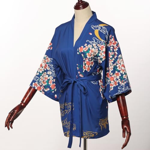 GRACEART Women's Kimono Cardigan Japanese Haori Cover Up Jacket Beach Yukata4