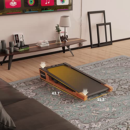 Image of Bifanuo Walking Pad Under Desk Treadmill Small Compact Walking Treadmill with Incline 5 Fit Standing Desk