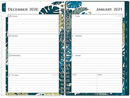 Blue Sky 2021 Weekly & Monthly Planner, Flexible Cover, Twin-Wire Binding, 5" x 8", Grenada (125891)