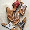 ARRAY Women's Catalina Leather Slip-On Sandal with Studs