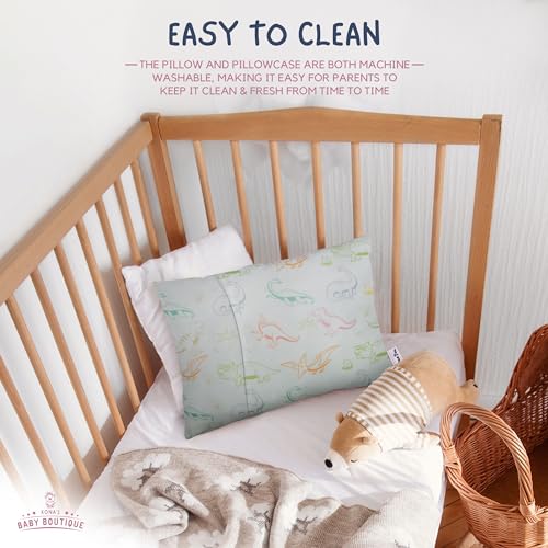 Image of Kona's Perfect Toddler Pillow - Softest Pillowcase - 13 x 18 Inch - Ages 2-3