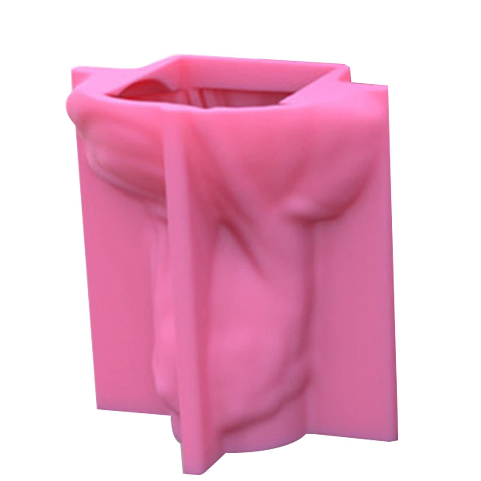 MALSSE Mysterious Veil Female Silicone Mold Epoxy Resin Mold Table Ornaments Plasters Making Tool Easy to Clean Handmade-soap Molds for Soap Making