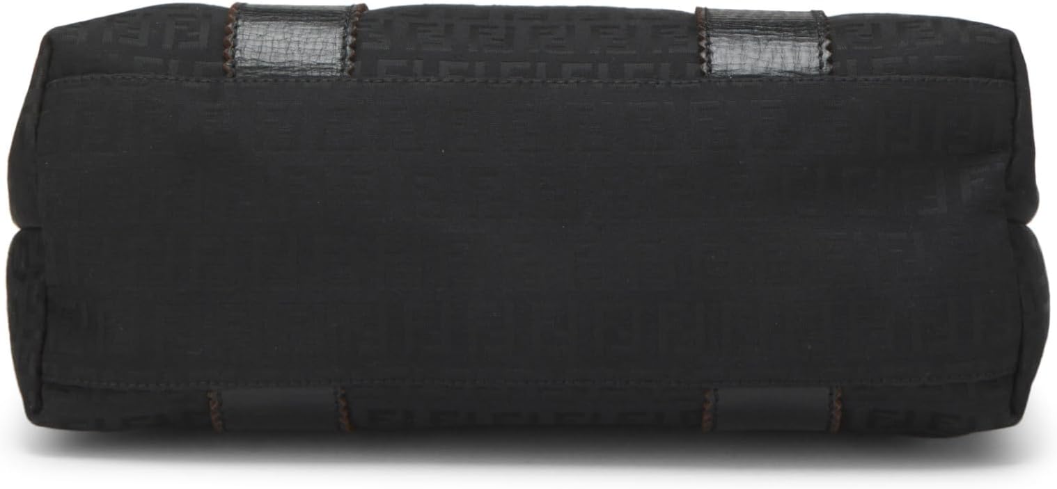 Pre-loved Black Zucchino Canvas Zip Tote Medium, Black