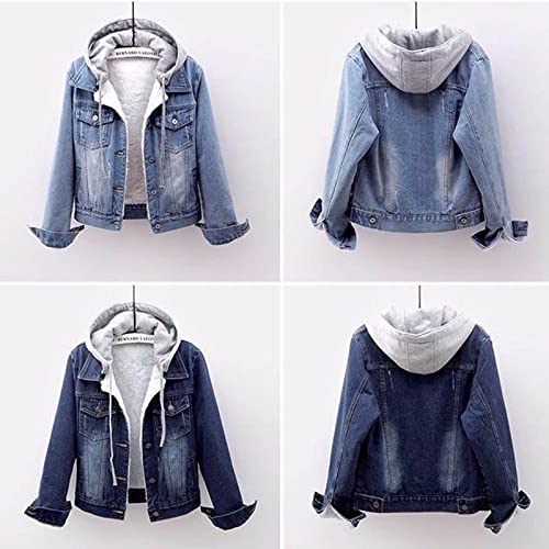 Women Winter Jacket Lounging Clothes Sweaters 2022 Outerwear Outdoor Clothing Pullover Teen Girl Puffer Jackets Black Denim Jacket Oversized Camo Jacket Fashion Rain Jackets Waterproof Light Blue Xl #TOP6