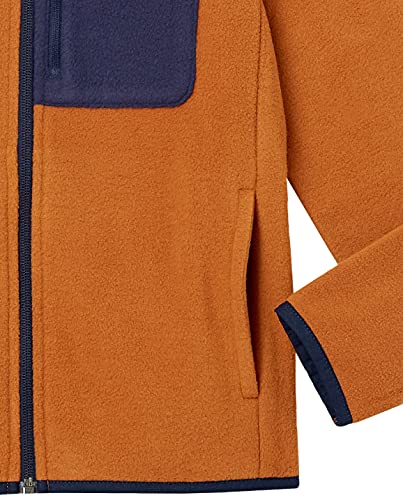 Amazon Essentials Boys and Toddlers' Polar Fleece Full-Zip Mock Jacket - Discontinued Colors3