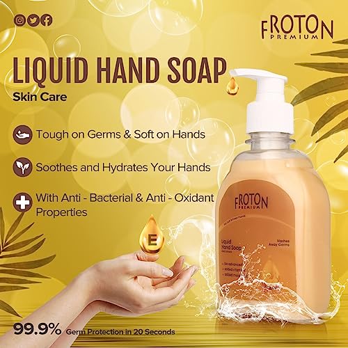 Image of Organic pH-Balance Moisturizing Liquid Hand Wash with Refreshing Fragrance, Complete Protection for Soft & Gentle Hands 250ml pack of 3 (Gold (pack of 3))