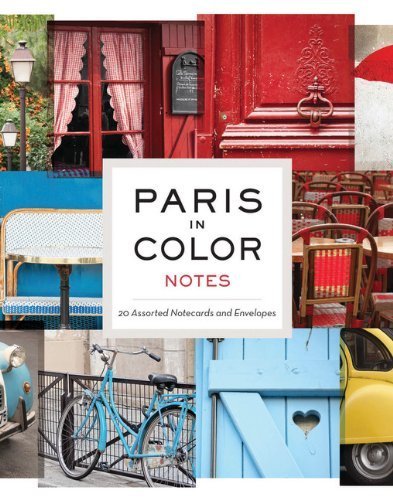 Paris in Color Notes 20 assortiments cartes enveloppes Robertson 2013 correspondance vintage