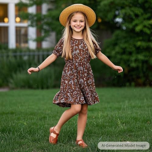 Image of Felix & Flora Toddler Girls Sandals Soft Rubber Princess Flat Shoes Flower Girl Shoes
