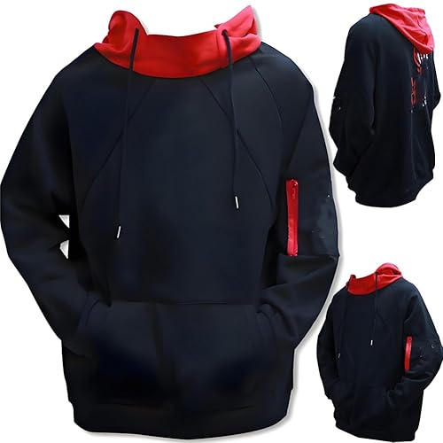 Men Cosplay Costume Hoodie 3D Novelty Hooded Pullover Sweatshirt Sweater