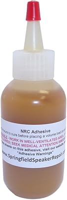 Pro-Grade Heavy-Duty Nitrile Rubber Speaker Repair Adhesive Glue 2 oz