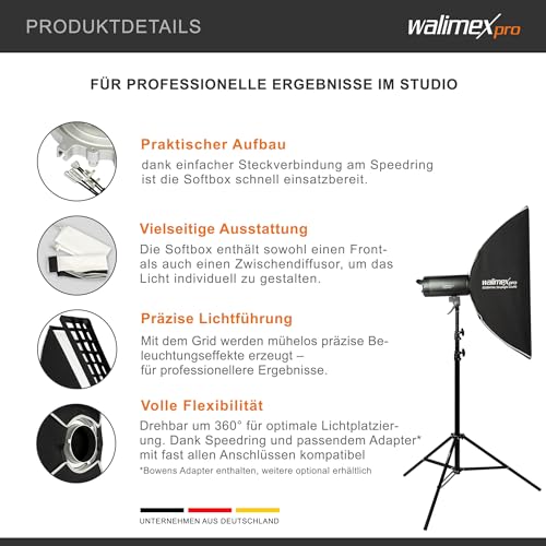 Walimex Pro Softbox Essential Striplight 22X90Cm - 4