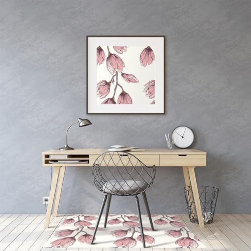 Tapis chaise protège-sol rectangulaire imperméable 100x70