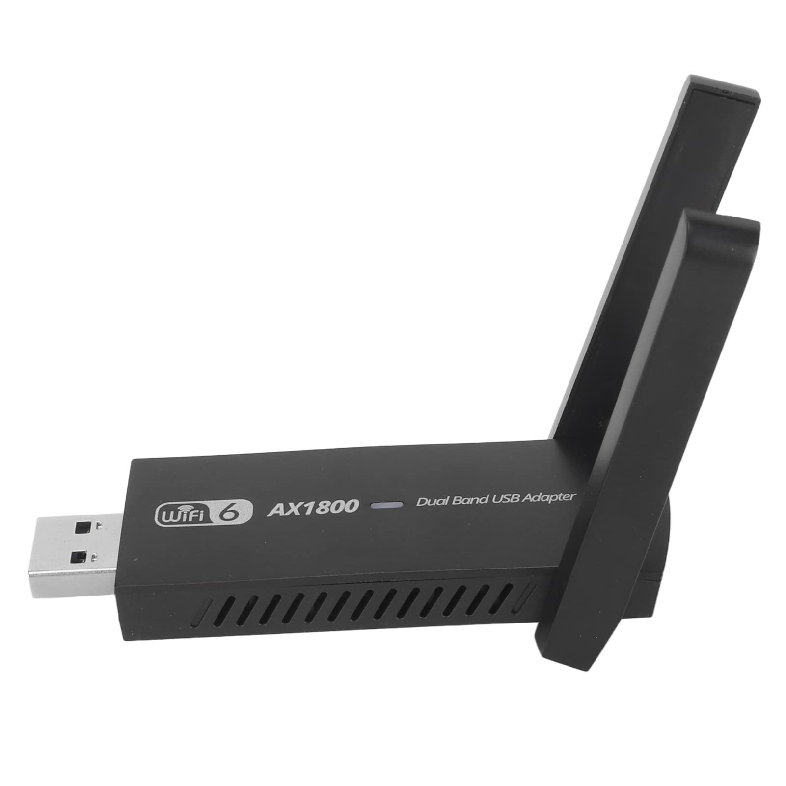 Dongle WiFi 1201 Mbps, Adaptateur USB 3.0 pour PC, Adaptateur Réseau sans Fil AX1800 avec Double Antenne 3 DBi à Gain élevé, 5 GHz, Double Bande 2,4 GHz, pour 7 10 11