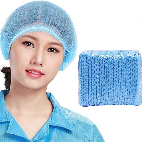 Modern Safety Solution 21" Cap Stretchable Disposable Non-Woven Unisex Bouffant Caps better fit for womens for use in Surgical, Restaurants, Cooking & Home Use, Free Size100 Pieces (Blue) (B0CGLVN3ND) Amazon Price History, Amazon Price Tracker